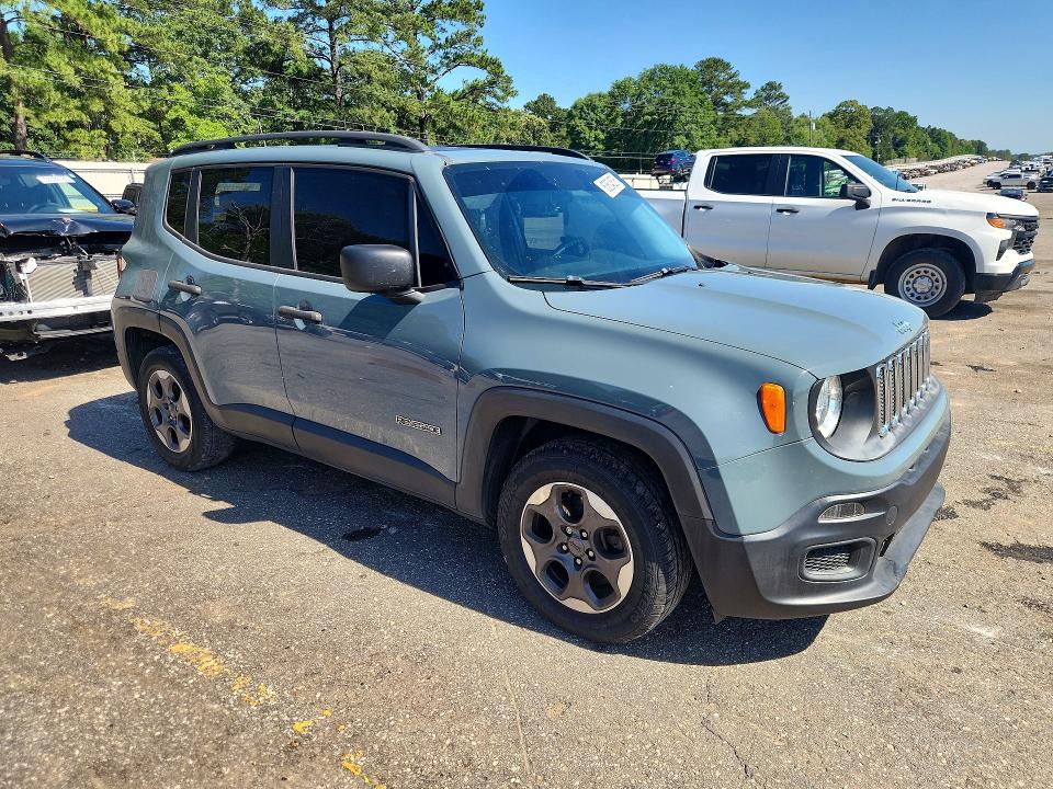 2017 Jeep Renegade VIN ZACCJAAB8HPE61517 COPART salvage auction — UNDERCARRIAGE, Al - Cert Of Title-Salvage Title, sold $1,850 on 2026-08-03 (photo 4)