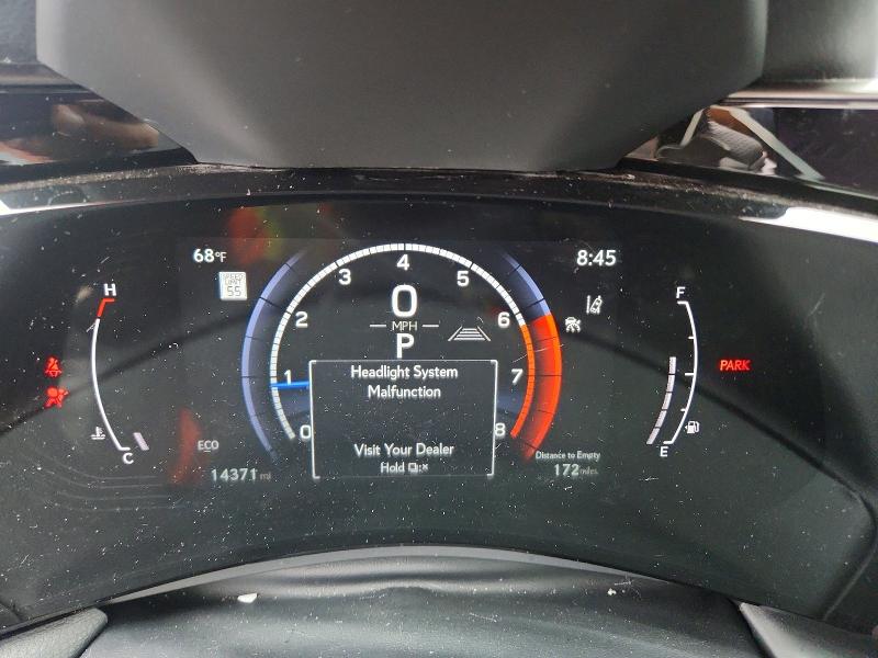 2024 Lexus Nx VIN 2T2KGCEZ5RC050534 COPART salvage auction — FRONT END, Md - Cert Of Salvage < 75% Damage, sold $11,200 on 2026-07-30 (photo 9)