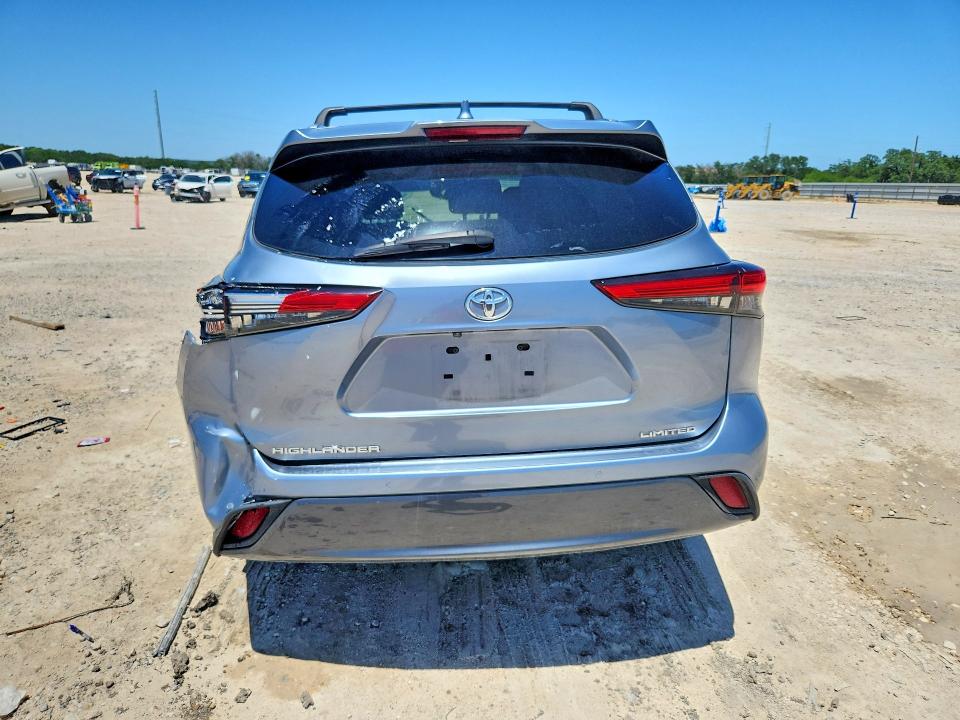 2020 Toyota Highlander VIN 5TDYZRAH7LS029322 COPART salvage auction — FRONT END, Tx - Salvage Vehicle Title, sold $7,200 on 2026-07-09 (photo 6)