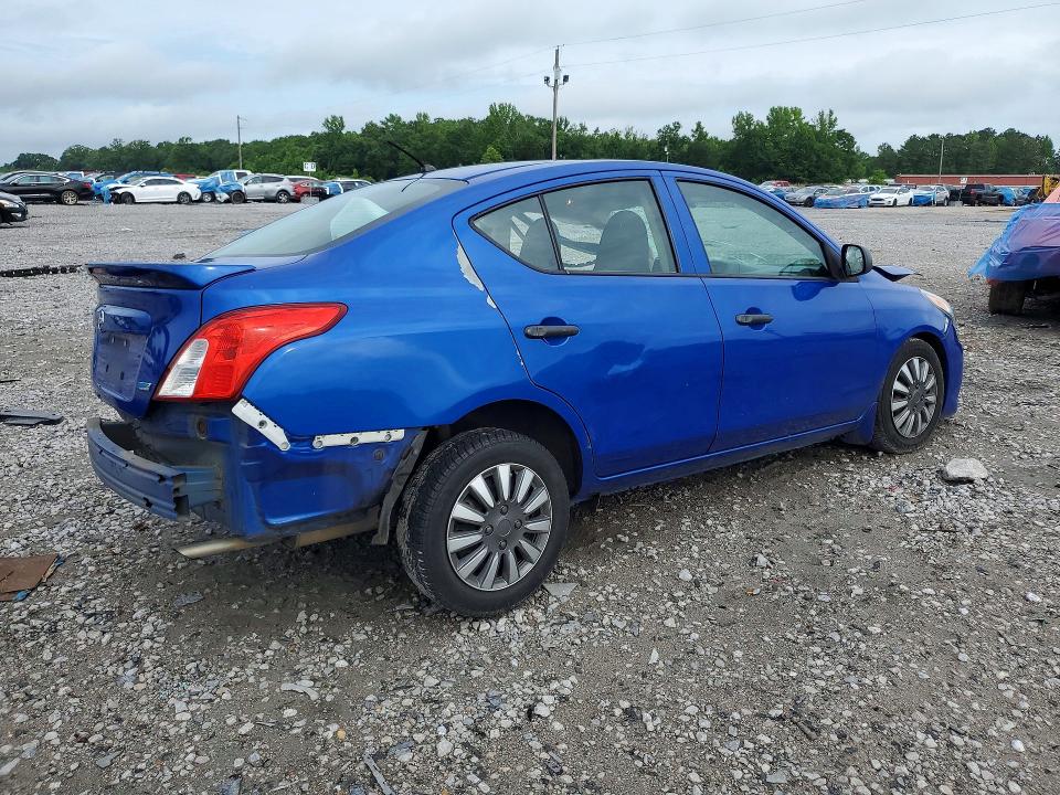 2015 Nissan Versa VIN 3N1CN7AP6FL863158 COPART salvage auction — FRONT END, Al - Cert Of Title-Salvage Title, sold $325 on 2026-07-02 (photo 3)