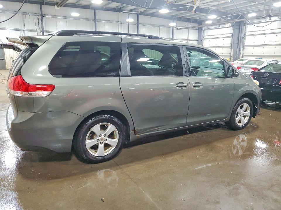 2011 Toyota Sienna VIN 5TDKK3DC1BS025241 COPART salvage auction — FRONT END, Mn - Cert Of Title-Prior Salvage, sold $875 on 2026-07-09 (photo 3)