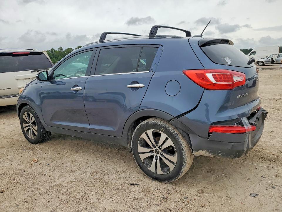2012 Kia Sportage VIN KNDPC3A29C7349645 COPART salvage auction — REAR END, Tx - Salvage Vehicle Title, sold $775 on 2026-07-24 (photo 2)