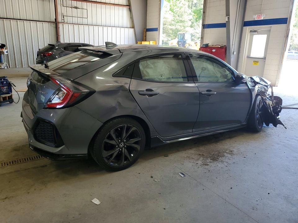 2017 Honda Civic VIN SHHFK7H47HU204973 COPART salvage auction — FRONT END, Salvage Title, sold $2,200 on 2026-07-31 (photo 3)