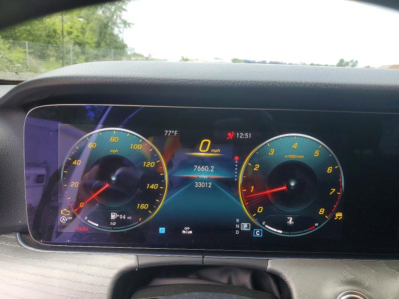 2021 Mercedes-benz E-klasse VIN W1KZF8EB9MA920925 COPART salvage auction — FRONT END, Ny - Mv-907A Salvage Certificate, sold $5,700 on 2026-07-23 (photo 9)