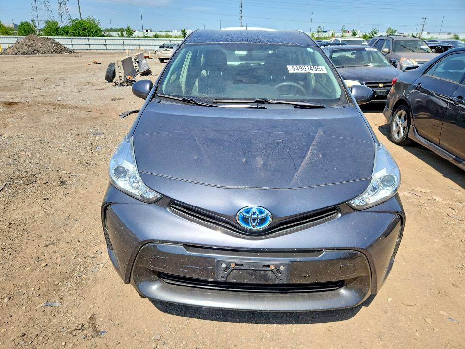 2017 Toyota Prius v VIN JTDZN3EUXHJ065837 COPART salvage auction — HAIL, Wv - Salvage Certificate, sold $2,450 on 2026-07-28 (photo 5)