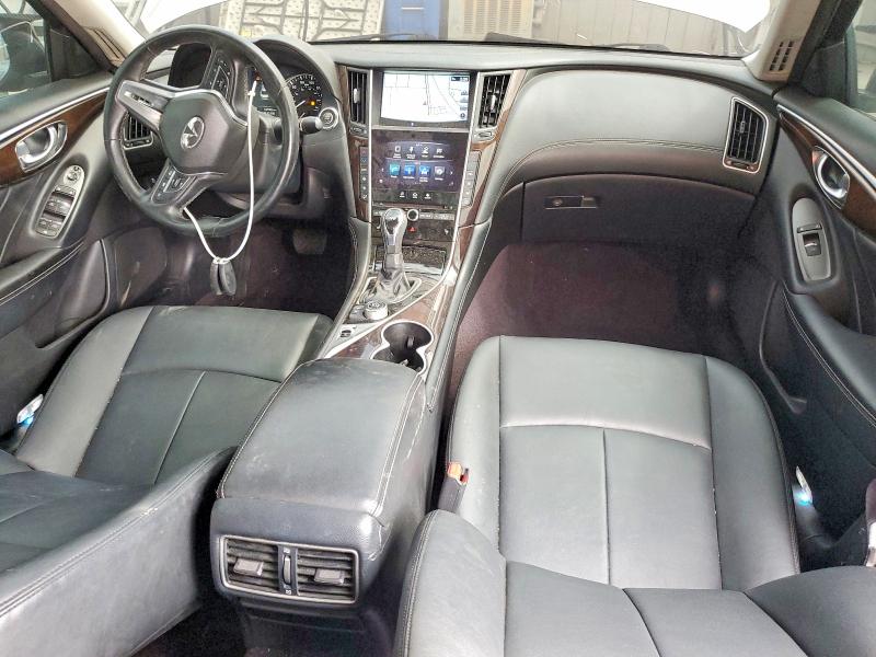 2018 Infiniti Q50 VIN JN1EV7AP6JM352346 COPART salvage auction — FRONT END, Ca - Salvage Certificate, sold $3,400 on 2026-07-09 (photo 8)