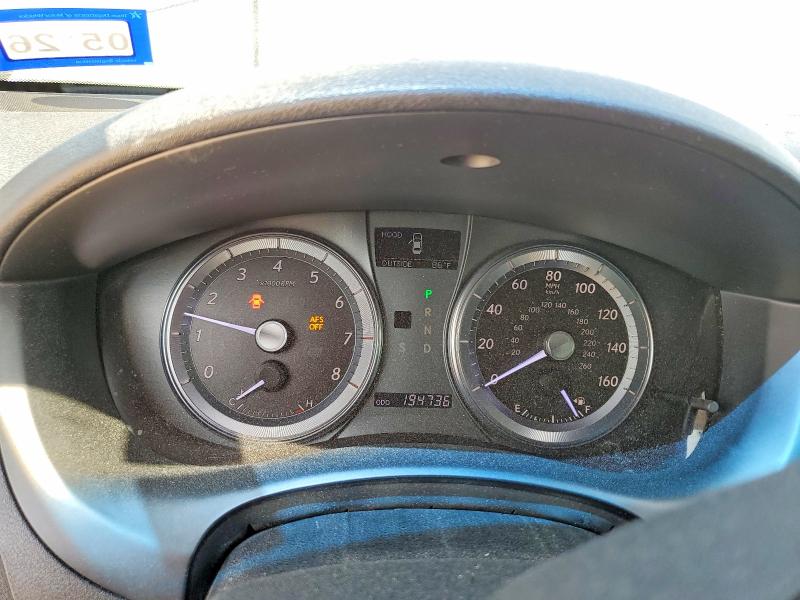 2011 Lexus Es 350 VIN JTHBK1EG1B2438949 COPART salvage auction — FRONT END, TX - SALVAGE VEHICLE TITLE (P), sold $1,800 on 2026-07-14 (photo 9)