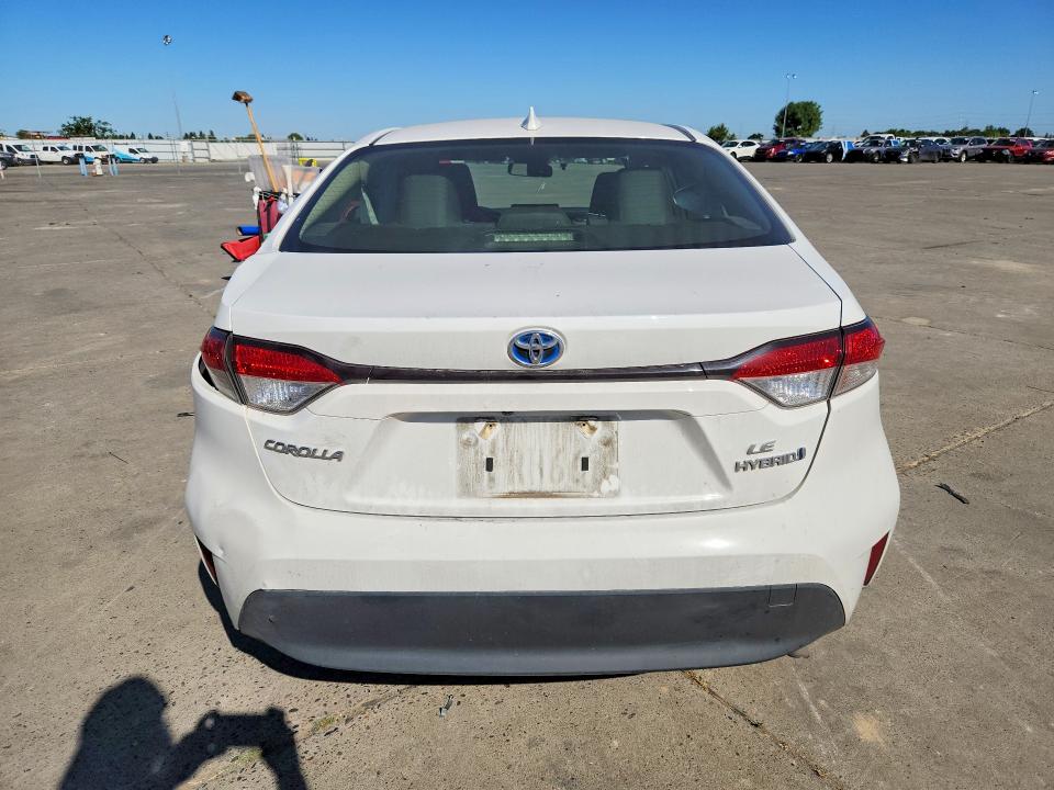 2023 Toyota Corolla VIN JTDBCMFE2P3016431 COPART salvage auction — REAR END, Ca - Salvage Certificate, sold $5,800 on 2026-07-13 (photo 6)