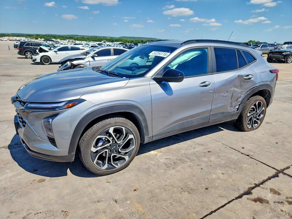 2025 Chevrolet VIN KL77LJEP5SC242055 COPART salvage auction — SIDE, Tx - Salvage Vehicle Title, sold $9,200 on 2026-07-20 (photo 1)