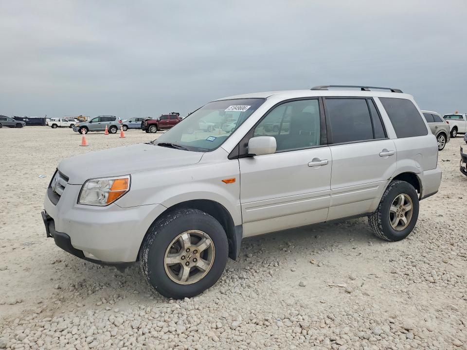 2007 Honda Pilot VIN 5FNYF18417B020610 COPART salvage auction — SIDE, Tx - Certificate Of Title, sold $300 on 2026-07-02 (photo 1)