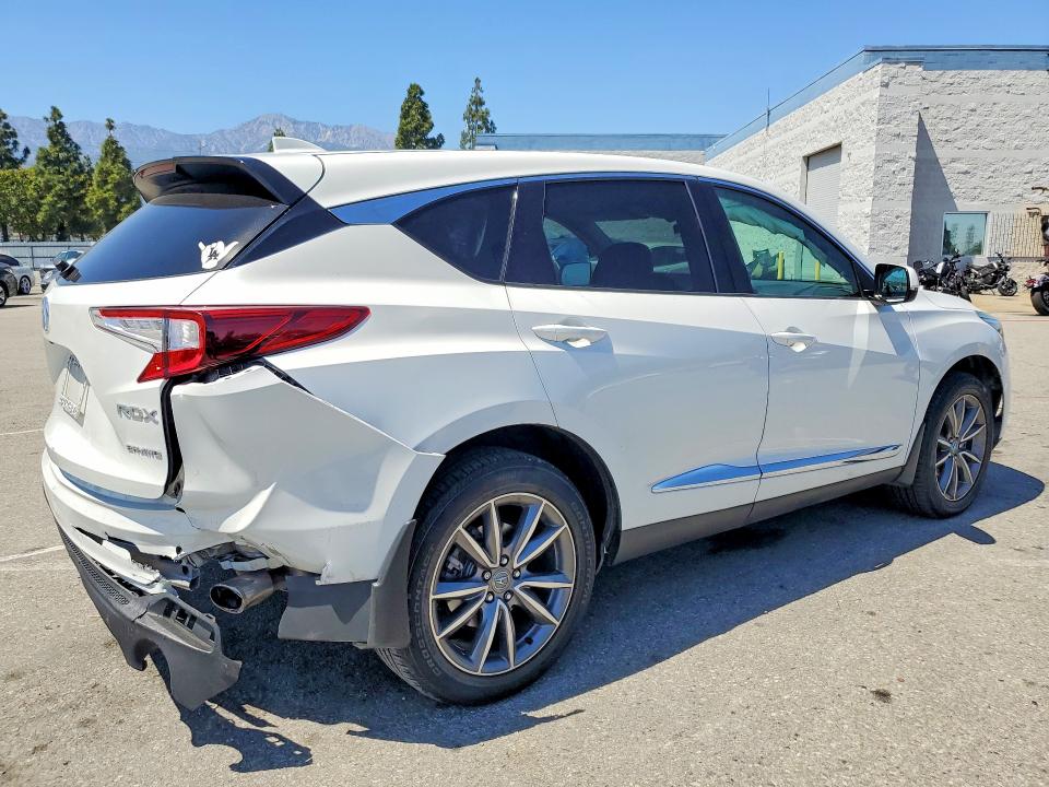 2021 Acura Rdx VIN 5J8TC2H55ML029189 COPART salvage auction — REAR END, Ca - Salvage Certificate, sold $11,500 on 2026-07-02 (photo 3)