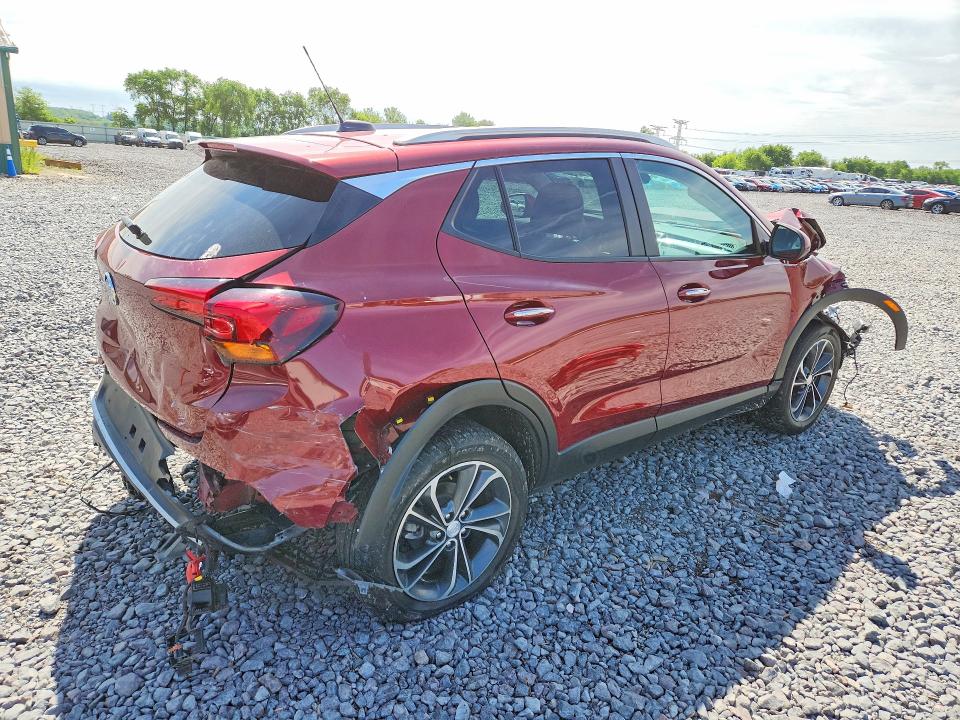 2023 Buick Encore VIN KL4MMDS22PB041007 COPART salvage auction — FRONT END, Il - Salvage Certificate, sold $2,100 on 2026-07-13 (photo 3)