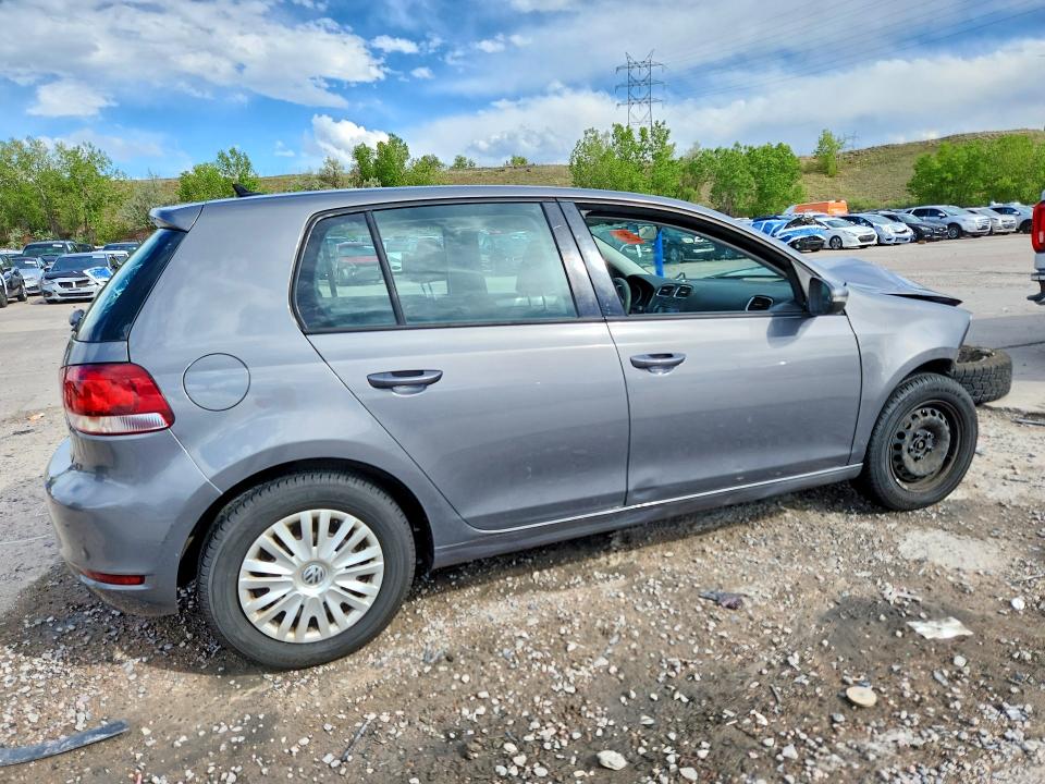 2012 Volkswagen Golf VIN WVWDB7AJ1CW113369 COPART salvage auction — FRONT END, Co - Public - Salvage Title, sold $500 on 2026-07-08 (photo 3)