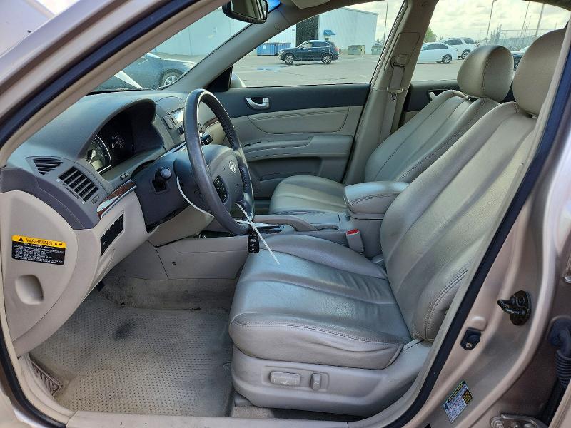 2007 Hyundai Sonata VIN 5NPEU46F67H197914 COPART salvage auction — FRONT END, Ca - Salvage Certificate, sold $775 on 2026-07-13 (photo 7)
