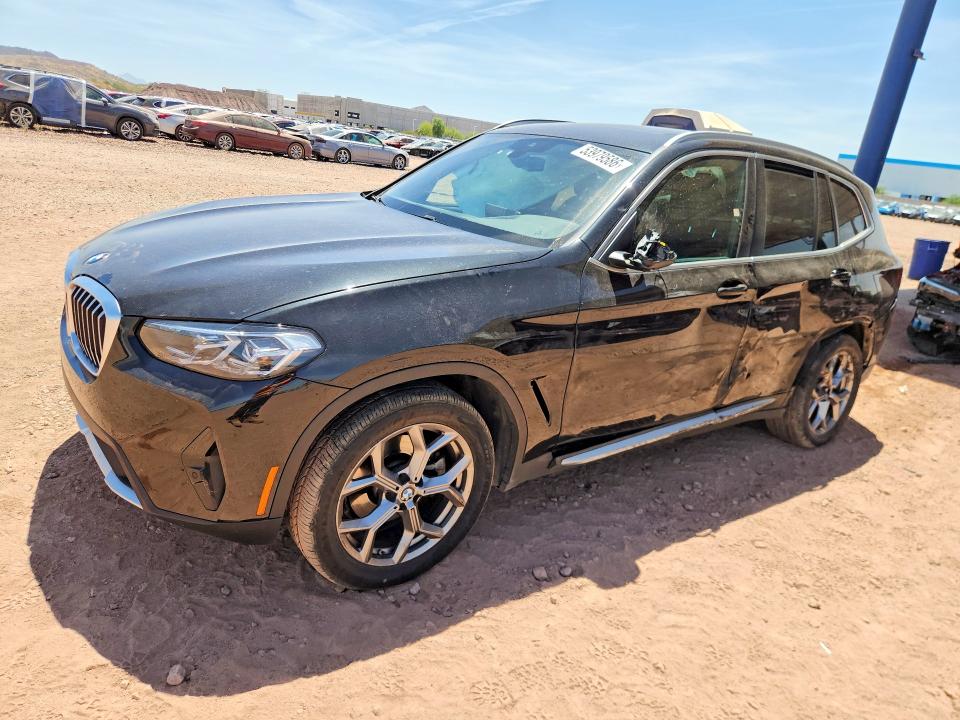 2022 BMW X3 VIN 5UX53DP07N9N36942 — COPART salvage auction photo