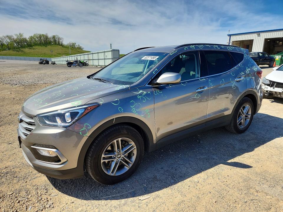 2017 Hyundai VIN 5XYZU3LB5HG390240 COPART salvage auction — HAIL, Wi - Junked Vehicle Bill Of Sale, sold $2,100 on 2026-07-07 (photo 1)