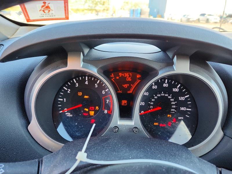 2011 Nissan Juke VIN JN8AF5MV9BT015219 COPART salvage auction — FRONT END, Nj - Cert Of Title-Salvage, sold $475 on 2026-07-06 (photo 9)