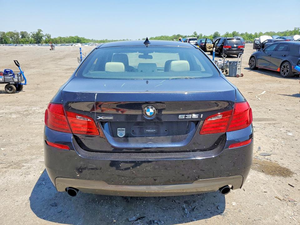 2013 BMW 5er VIN WBAFU7C50DDU67929 COPART salvage auction — FRONT END, Id - Salvage Certificate Of Title, sold $2,450 on 2026-07-15 (photo 6)
