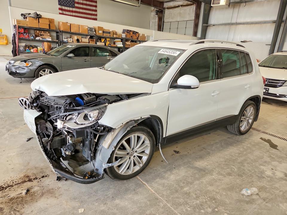2016 Volkswagen Tiguan VIN WVGBV7AX2GW574875 COPART salvage auction — FRONT END, Ne - Cert Of Title-Salvage, sold $225 on 2026-07-28 (photo 1)
