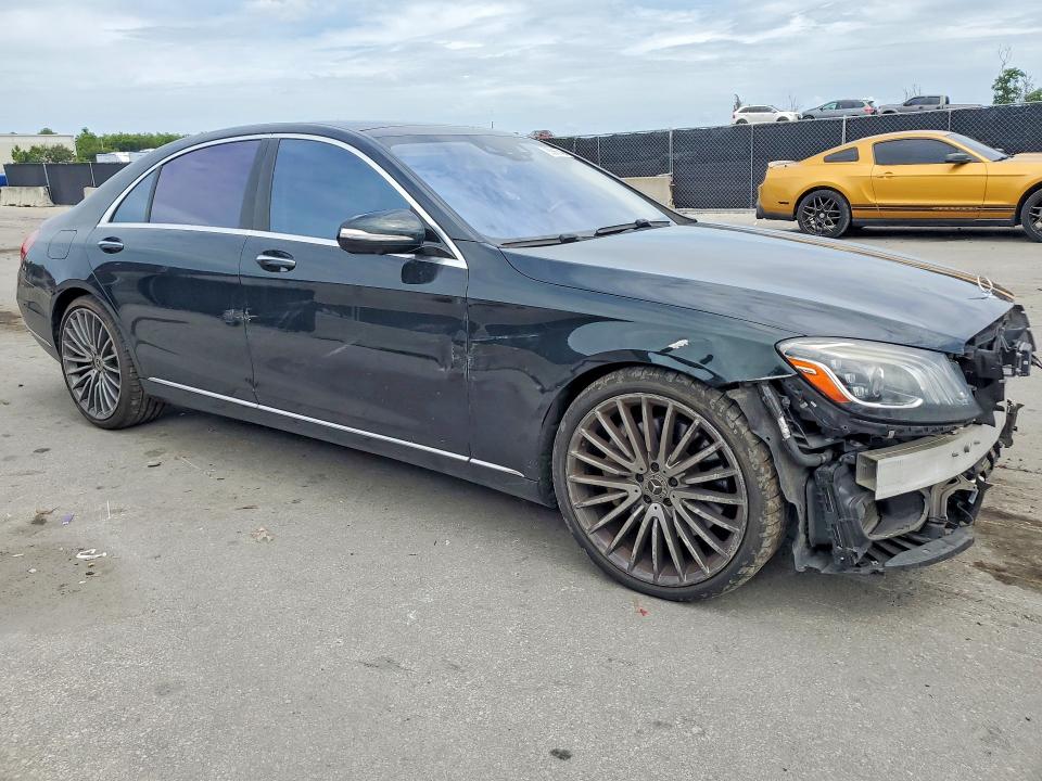 2018 Mercedes-benz S-klasse VIN WDDUG8GB7JA372245 COPART salvage auction — FRONT END, Fl - Cert Of Title Slvg Rebuildable, sold $14,200 on 2026-08-11 (photo 4)