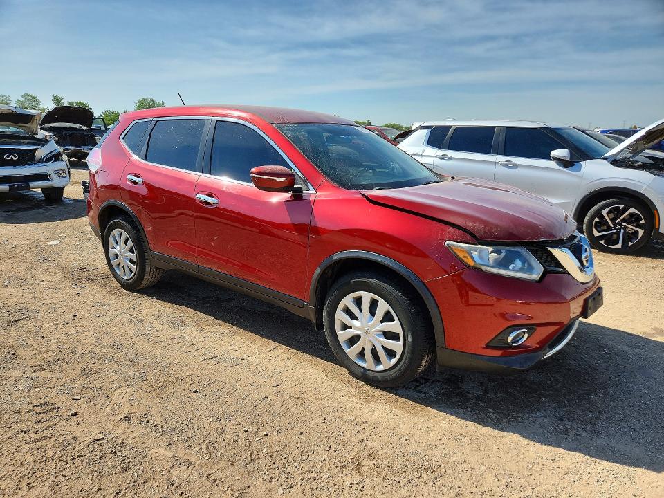 2015 Nissan Rogue VIN KNMAT2MT0FP518430 COPART salvage auction — FRONT END, Il - Salvage Certificate, sold $600 on 2026-07-21 (photo 4)