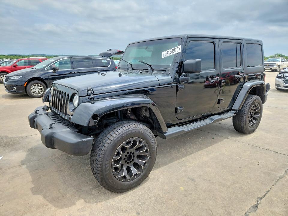 2017 Jeep Wrangler / VIN 1C4BJWEG3HL696314 COPART salvage auction — REAR END, Tx - Salvage Vehicle Title, sold $6,600 on 2026-07-09 (photo 1)