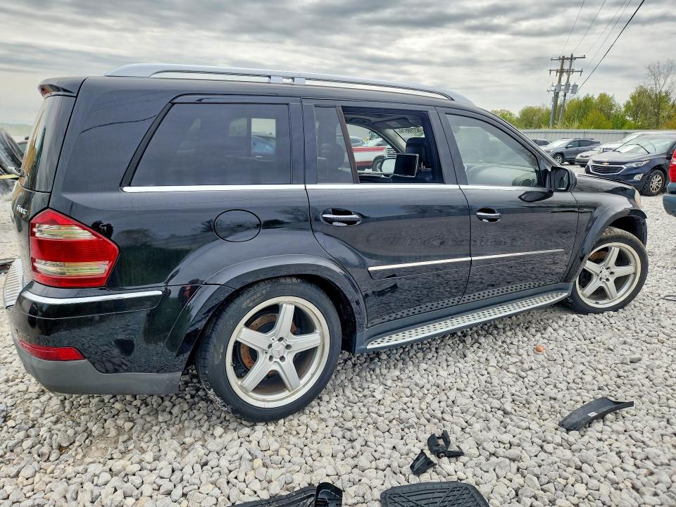 2009 Mercedes-benz Gl-klasse VIN 4JGBF86E69A467998 COPART salvage auction — WATER/FLOOD, Mi - Cert Of Title-Flood Vehicle, sold $625 on 2026-07-02 (photo 3)