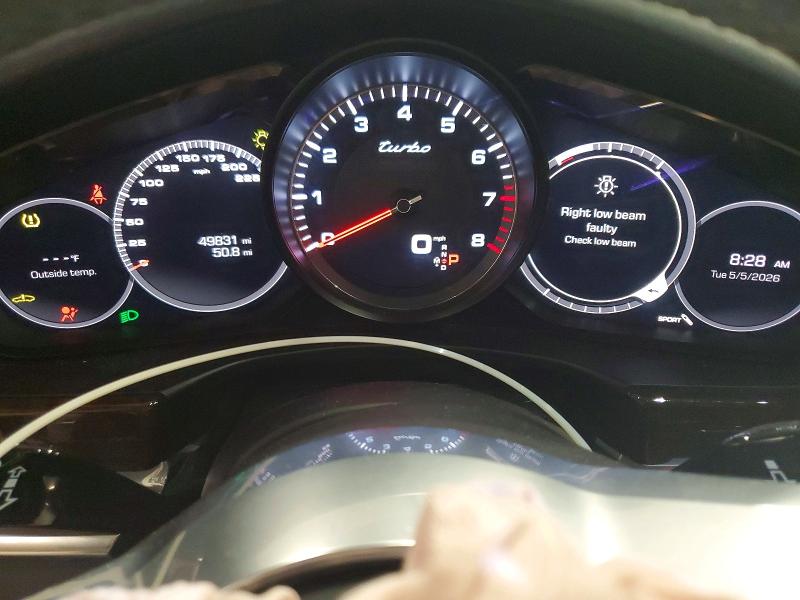 2018 Porsche Panamera VIN WP0AF2A70JL140804 COPART salvage auction — FRONT END, Mn - Cert Of Title-Salvage, sold $7,900 on 2026-07-30 (photo 9)