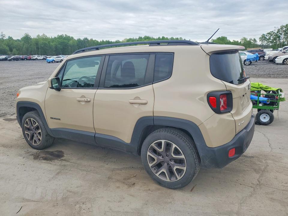 2015 Jeep Renegade VIN ZACCJBBTXFPC09651 COPART salvage auction — FRONT END, Pa - Certificate Of Salvage, sold $1,300 on 2026-07-15 (photo 2)