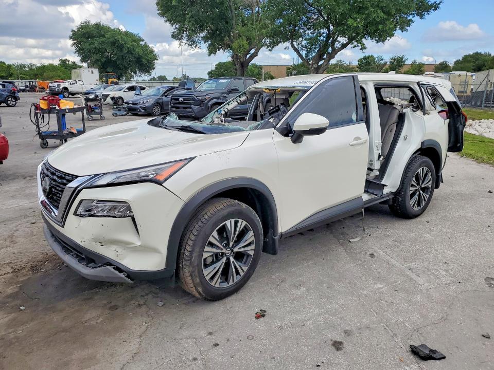 2021 Nissan Rogue VIN JN8AT3BA5MW011389 COPART salvage auction — ALL OVER, Fl - Certificate Of Destruction, sold $2,750 on 2026-07-02 (photo 1)