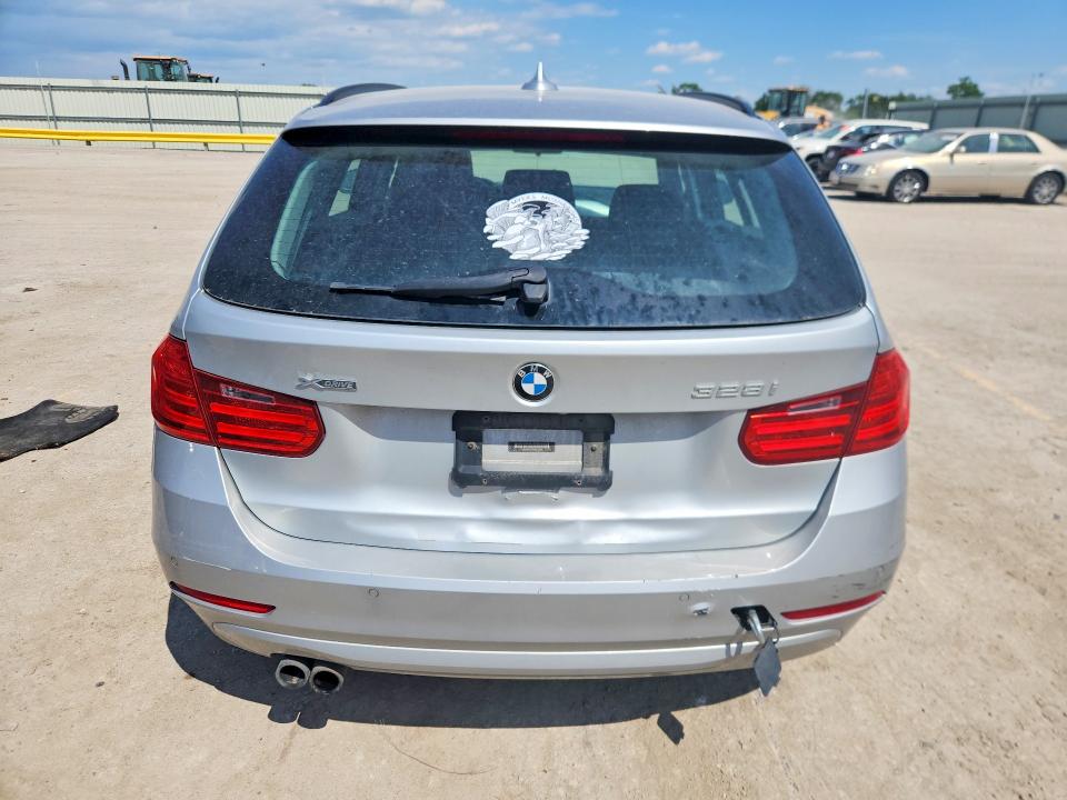 2014 BMW 3er VIN WBA3G7C54EKN37536 COPART salvage auction — REAR END, Ks - Cert Of Title-Salvage, sold $2,000 on 2026-07-20 (photo 6)
