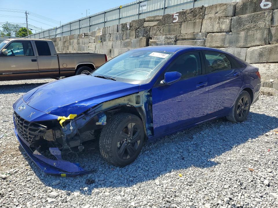 2022 Hyundai Elantra VIN KMHLM4AG2NU271724 COPART salvage auction — FRONT END, Oh - Cert Of Title-Salvage, sold $3,500 on 2026-07-17 (photo 1)