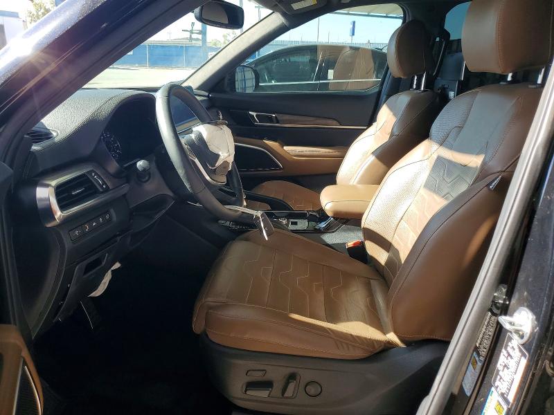 2022 Kia Telluride VIN 5XYP5DHC9NG315600 COPART salvage auction — FRONT END, Tx - Salvage Vehicle Title, sold $8,000 on 2026-07-17 (photo 7)