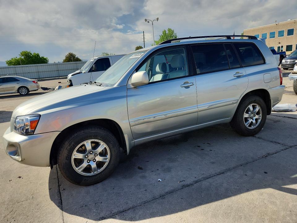 2007 Toyota Highlander VIN JTEGD21A970164942 COPART salvage auction — SIDE, Co - Certificate Of Title, sold $1,600 on 2026-07-06 (photo 1)