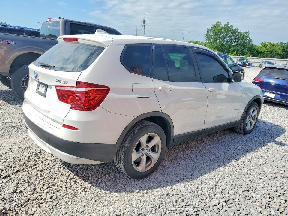 2012 BMW X3 VIN 5UXWX5C53CL724261 COPART salvage auction — MINOR DENT/SCRATCHES, Al - Certificate Of Title, sold $1,550 on 2026-07-21 (photo 3)