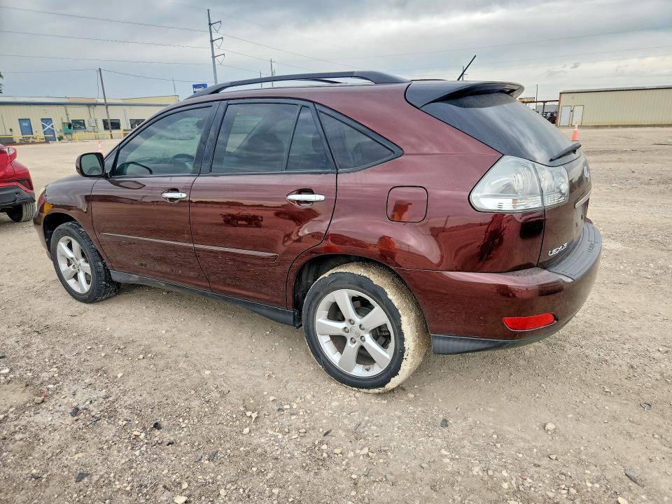 2008 Lexus Rx 350 VIN JTJGK31U680011945 COPART salvage auction — Burn Engine, TX - SALVAGE VEHICLE TITLE (P), sold $1,100 on 2026-07-15 (photo 2)