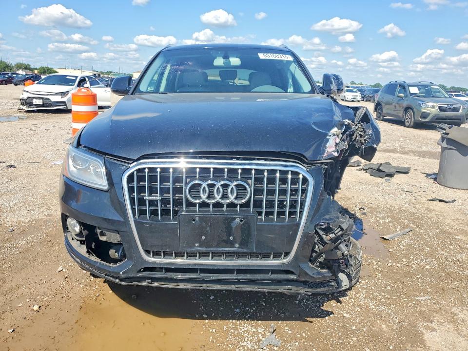 2016 Audi Q5 VIN WA1C2AFP7GA126310 COPART salvage auction — FRONT END, Tx - Salvage Vehicle Title, sold $675 on 2026-07-16 (photo 5)