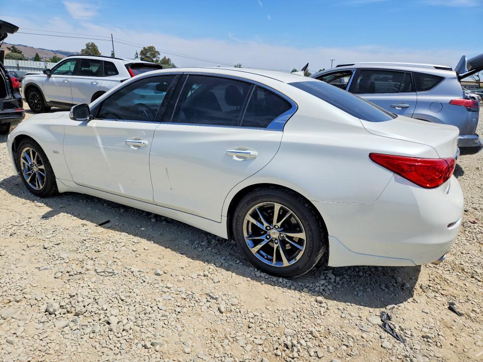 2017 Infiniti Q50 VIN JN1EV7AP3HM741505 COPART salvage auction — REAR END, Ca - Salvage Certificate, sold $3,000 on 2026-07-09 (photo 2)
