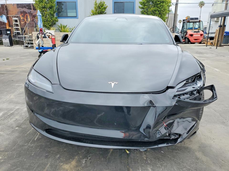 2024 Tesla Model 3 VIN 5YJ3E1EA5RF829909 COPART salvage auction — FRONT END, Ca - Salvage Certificate, sold $15,100 on 2026-07-29 (photo 5)