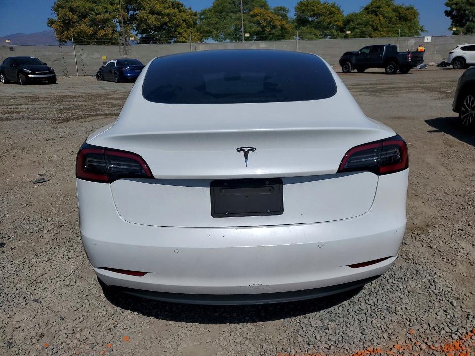 2022 Tesla VIN 5YJ3E1EA5NF316234 COPART salvage auction — FRONT END, Ca - Salvage Certificate, sold $3,800 on 2026-07-21 (photo 6)