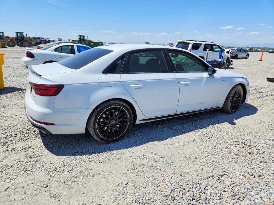 2019 Audi A4 VIN WAUENAF46KA109404 COPART salvage auction — FRONT END, Co - Public - Salvage Title, sold $7,700 on 2026-07-16 (photo 3)