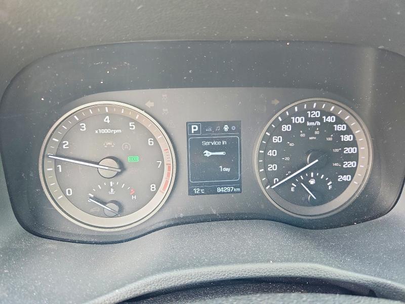 2017 Hyundai Tucson VIN KM8J33A49HU539103 COPART salvage auction — FRONT END, ON - PERMIT SALVAGE, sold $3,600 on 2026-07-14 (photo 9)
