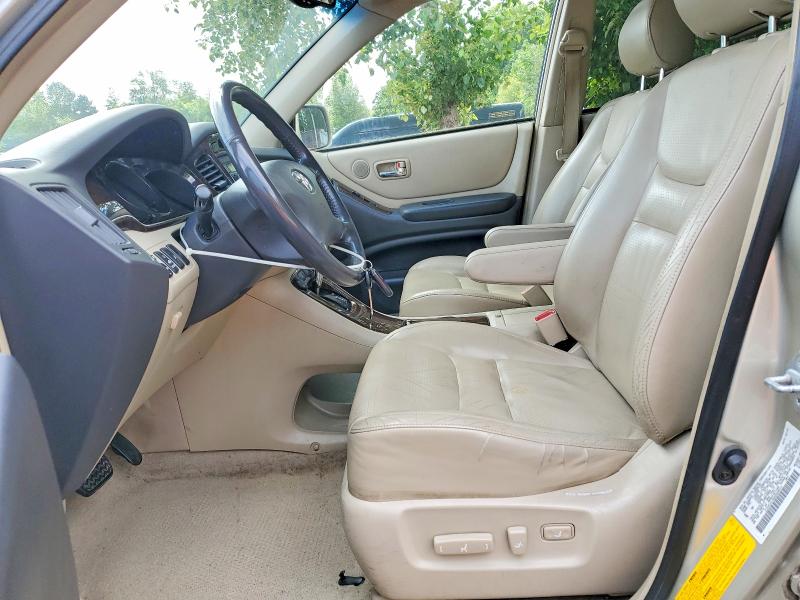 2002 Toyota Highlander VIN JTEHF21A920069515 COPART salvage auction — FRONT END, Or - Salvage Title Certificate, sold $600 on 2026-07-29 (photo 7)