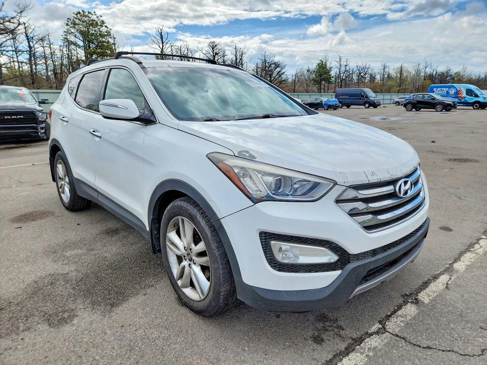 2013 Hyundai Santa fe VIN 5XYZUDLA4DG109665 COPART salvage auction — VANDALISM, PA - CERTIFICATE OF SALVAGE, sold $1,850 on 2026-07-27 (photo 4)