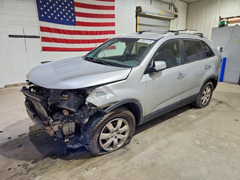 2011 Kia Sorento VIN 5XYKTDA12BG179539 COPART salvage auction — FRONT END, NH - CERT OF TITLE-SALVAGE, sold $90 on 2026-07-28 (photo 1)