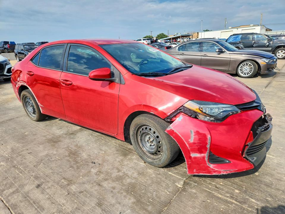 2019 Toyota Corolla VIN 5YFBURHE6KP892474 COPART salvage auction — FRONT END, TX - SALVAGE VEHICLE TITLE (P), sold $2,150 on 2026-07-16 (photo 4)