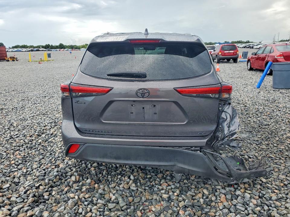 2023 Toyota Highlander VIN 5TDKDRAH9PS027856 COPART salvage auction — REAR END, Fl - Cert Of Title Slvg Rebuildable, sold $5,900 on 2026-07-28 (photo 6)