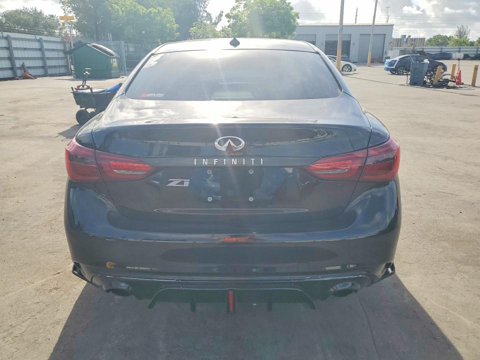 2020 Infiniti Q50 VIN JN1EV7AP9LM201424 COPART salvage auction — FRONT END, Fl - Cert Of Title Slvg Rebuildable, sold $1,800 on 2026-07-06 (photo 6)