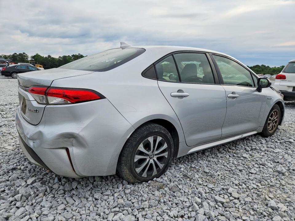 2020 Toyota Corolla VIN JTDEBRBE0LJ013021 COPART salvage auction — MECHANICAL, Ga - Certificate Of Title, sold $3,950 on 2026-07-04 (photo 3)