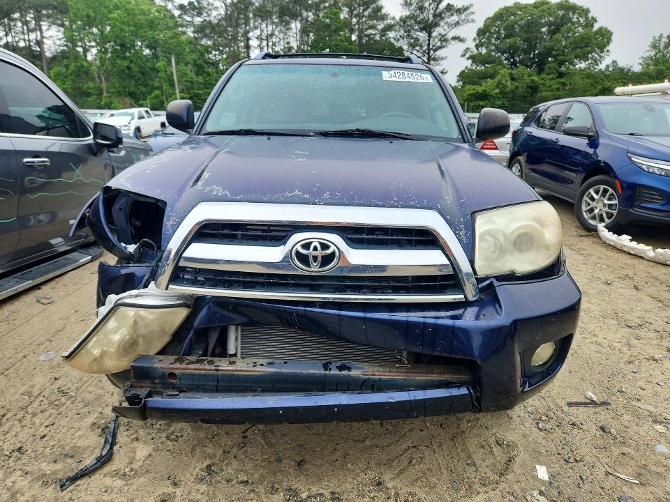 2006 Toyota 4runner VIN JTEBU14R560089600 COPART salvage auction — FRONT END, Md - Cert Of Salvage > 75% Damage, sold $2,700 on 2026-07-07 (photo 5)